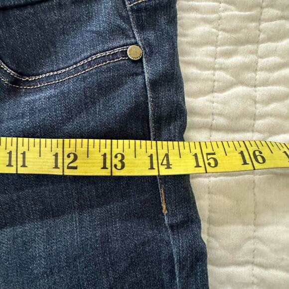 Liverpool Jeans Womens 4/27 Denim Legging Mid Rise Stretch Pull On Dark Wash - Picture 11 of 15